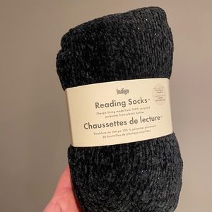 Black reading socks- purchased at Indigo- Brand new, never worn